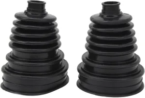 2Pcs CV Joint Boots, Universal Split CV Boot Constant Velocity Joint Boot Set Highly Flexible CV Boots with Stainless Steel Clamps for Cars
