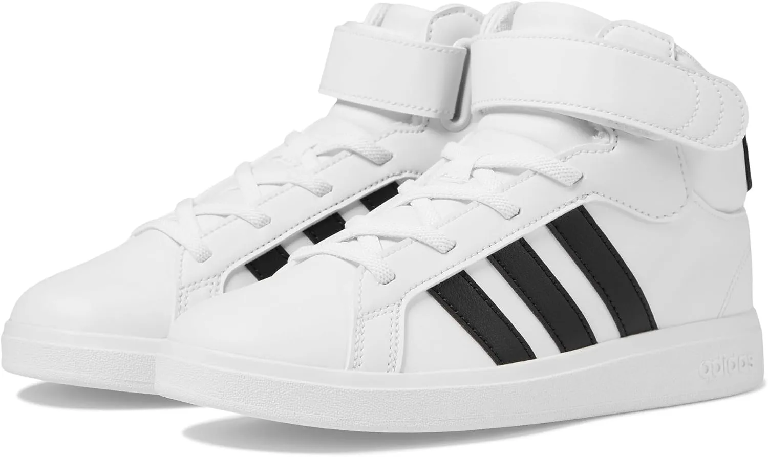 adidas Unisex-Child Grand Court Mid Top Sneaker