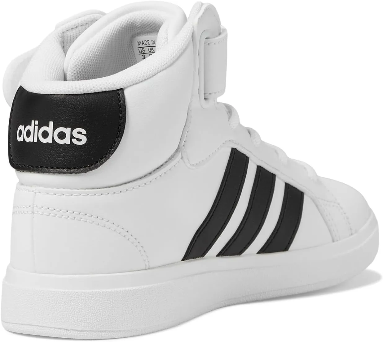 adidas Unisex-Child Grand Court Mid Top Sneaker