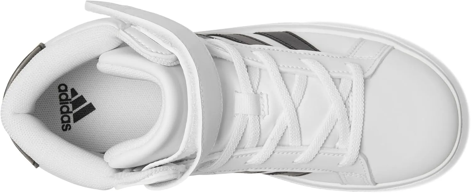 adidas Unisex-Child Grand Court Mid Top Sneaker