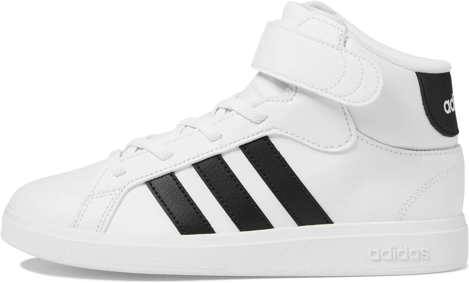 adidas Unisex-Child Grand Court Mid Top Sneaker