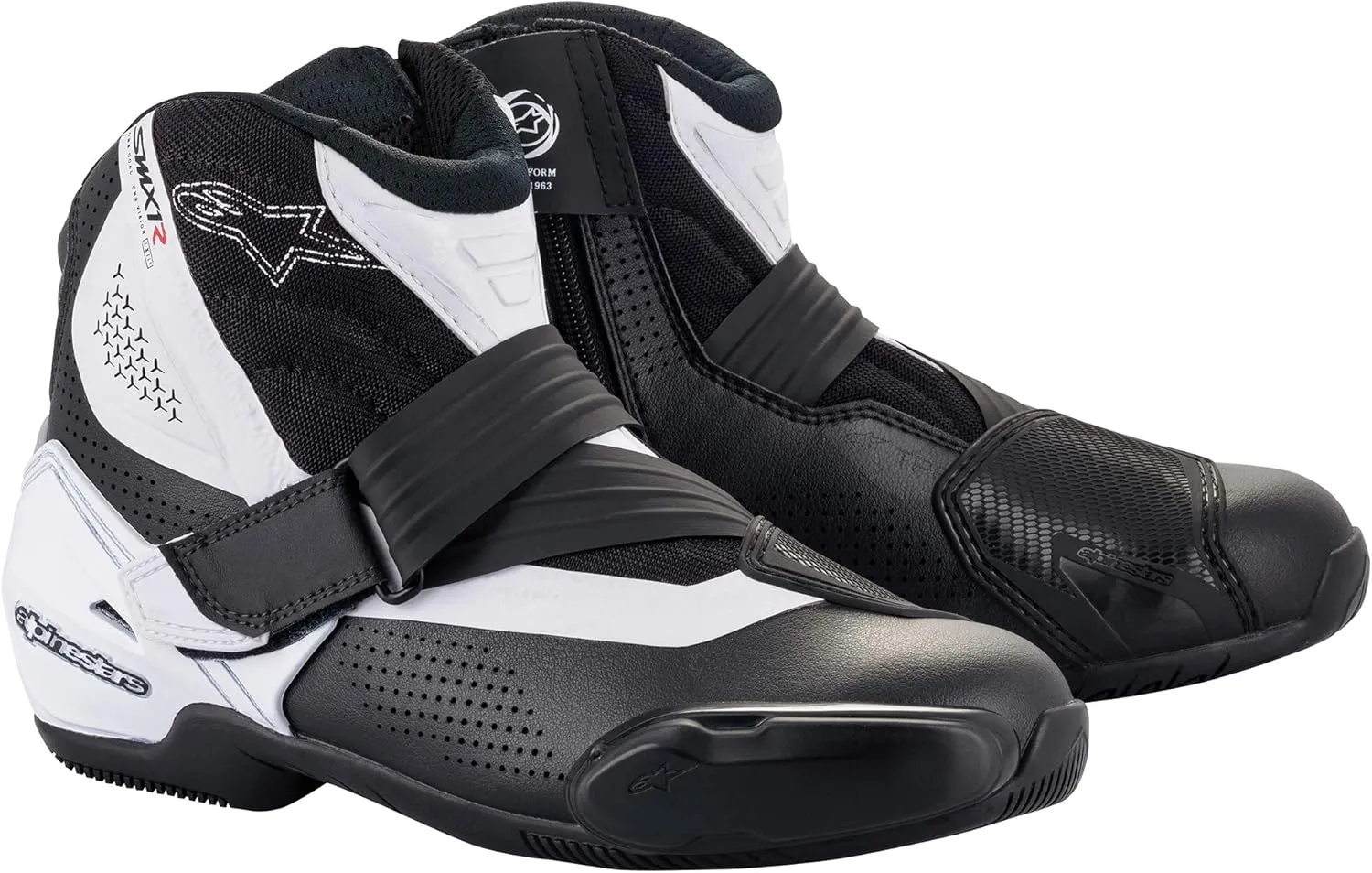 Alpinestars SMX-1 R V2 Vented Motorcycle Boots, Lightweight Microfiber Design