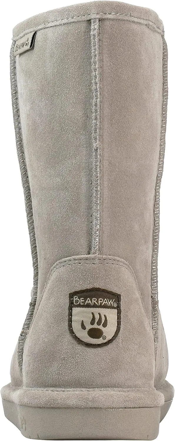 BEARPAW Emma Short Women's Classic Winter Slip On Boots, Lightweight Suede Boots, Multiple Colors