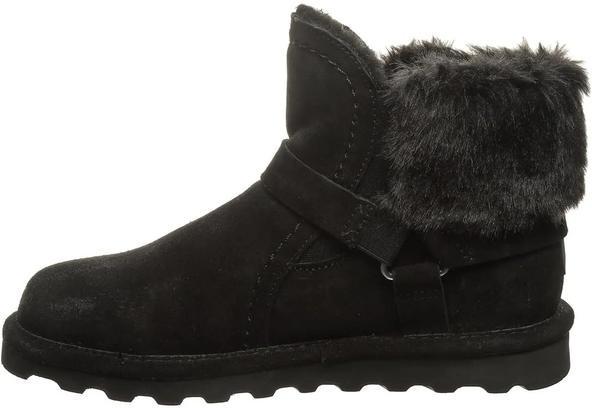 BEARPAW Womens Konnie Suede Winter Ankle Boots