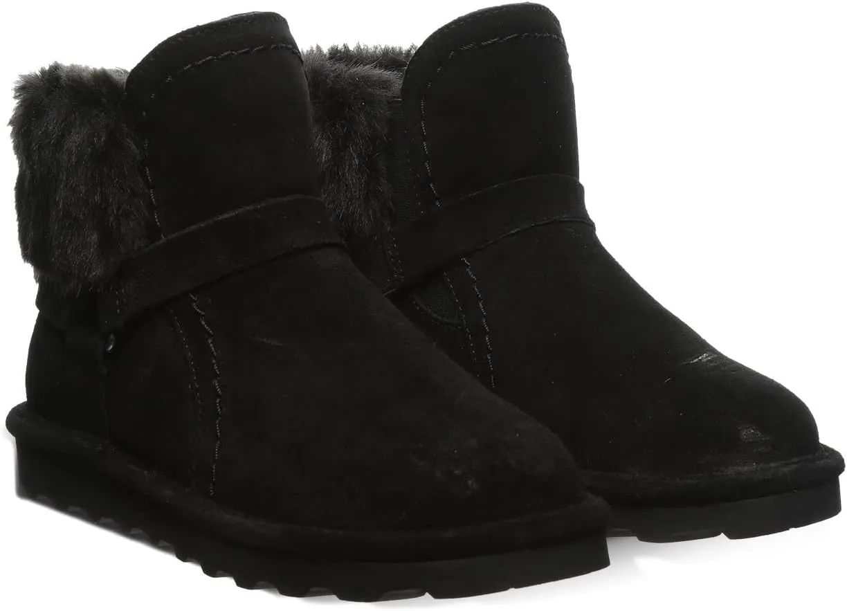 BEARPAW Womens Konnie Suede Winter Ankle Boots