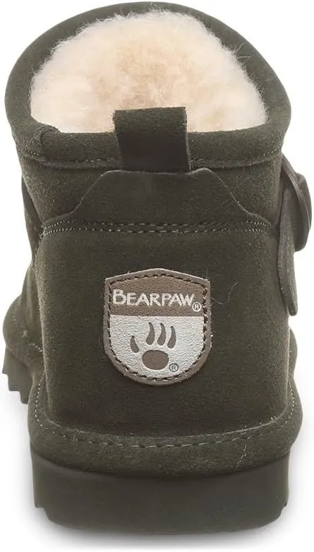 BEARPAW Women's Petite Boot Multiple Colors | Women's Ankle Boot | Women's Slip On Boot | Comfortable Winter Boot