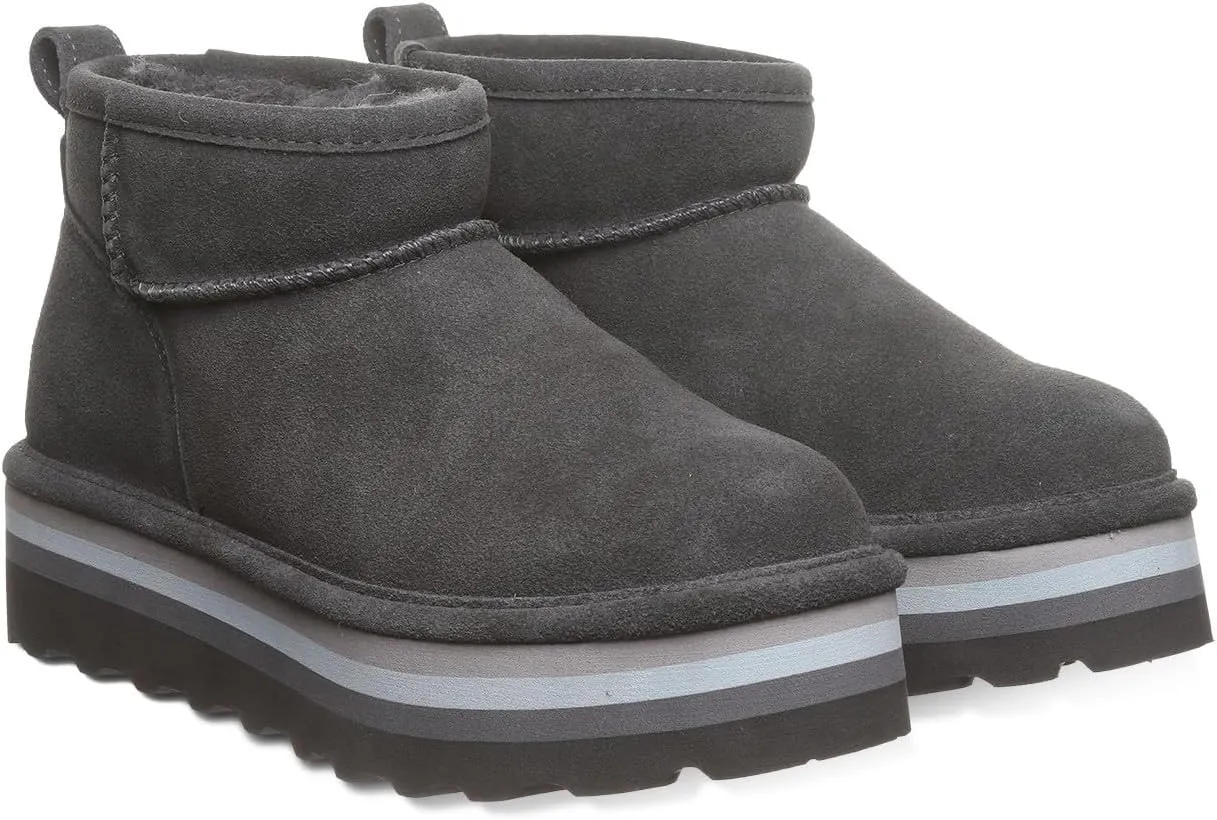 BEARPAW Women's Retro Shorty Boot | Women's Ankle Boot | Comfortable Winter Boot