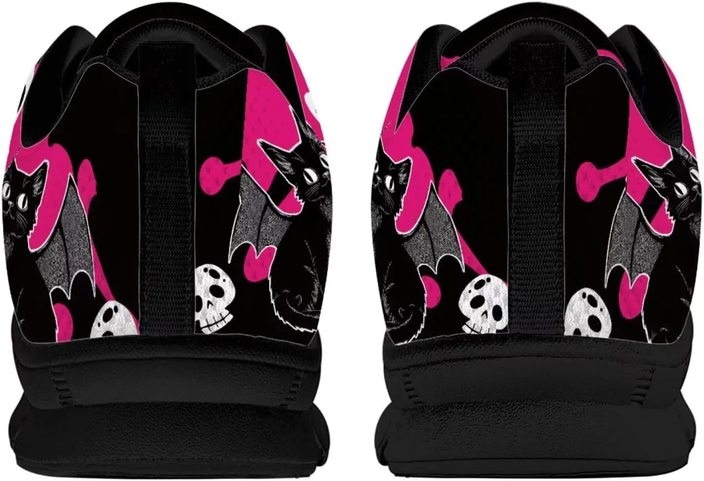 Bigcardesigns Womens Lightweight Athletic Fashion Sneaker Jogging Running Sports Shoes Colorful Floral Design