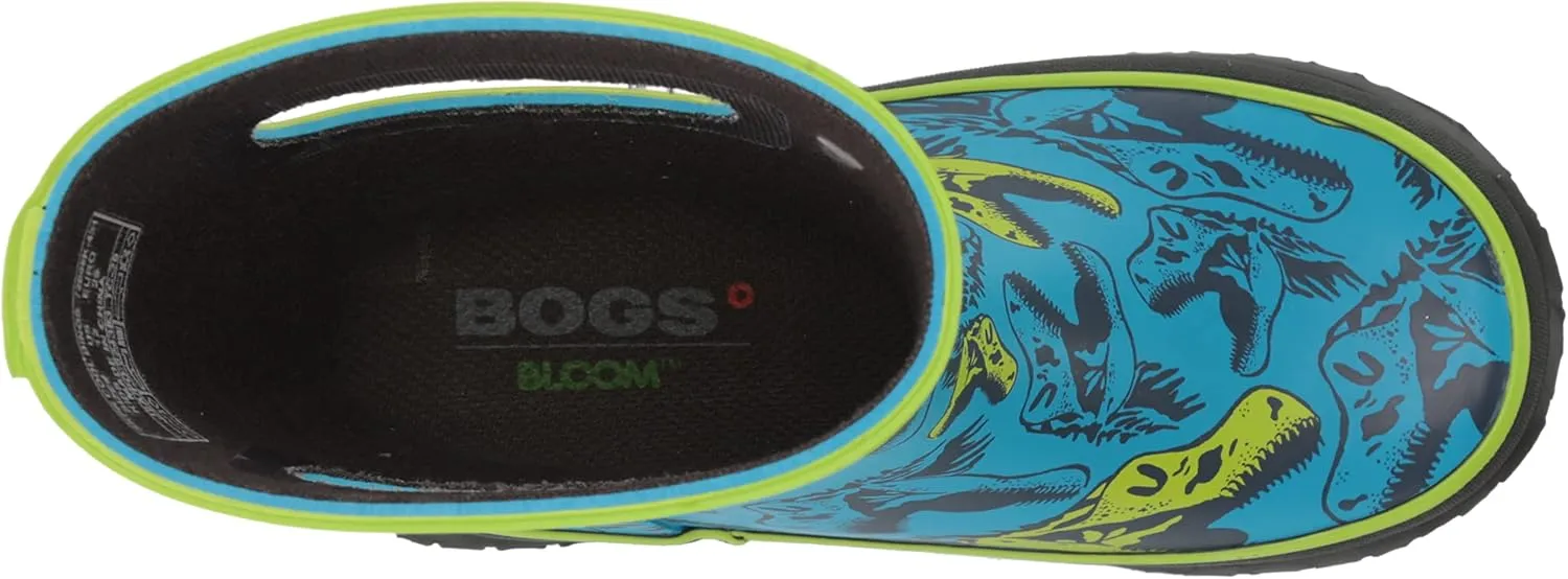BOGS Unisex-Child Kids Skipper Waterproof Rubber Rain Boot