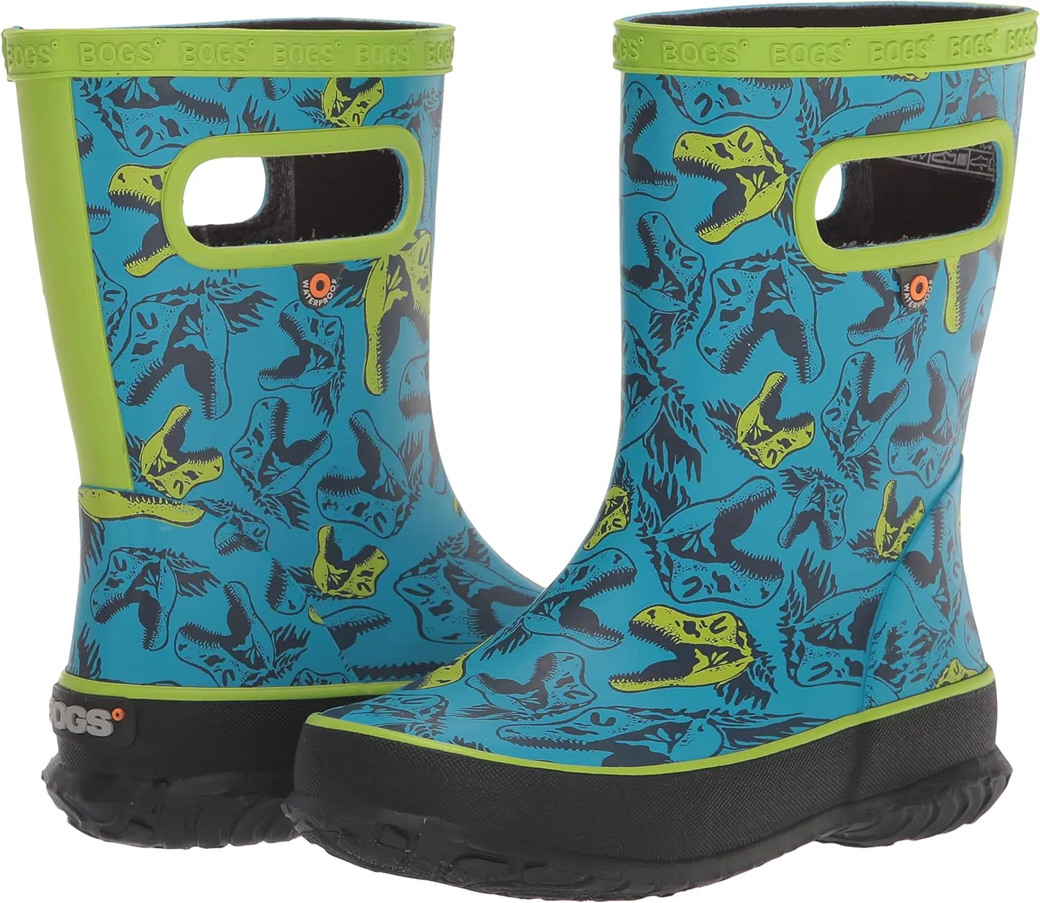 BOGS Unisex-Child Kids Skipper Waterproof Rubber Rain Boot