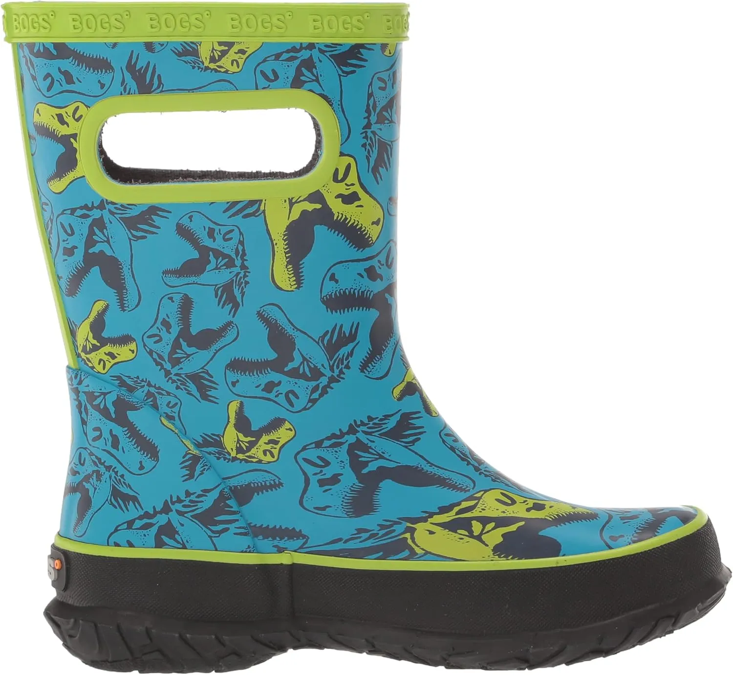 BOGS Unisex-Child Kids Skipper Waterproof Rubber Rain Boot