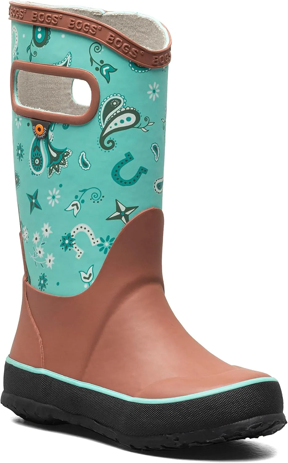 BOGS Unisex-Child Rain Boot Western (Toddler/Little Big Kid)