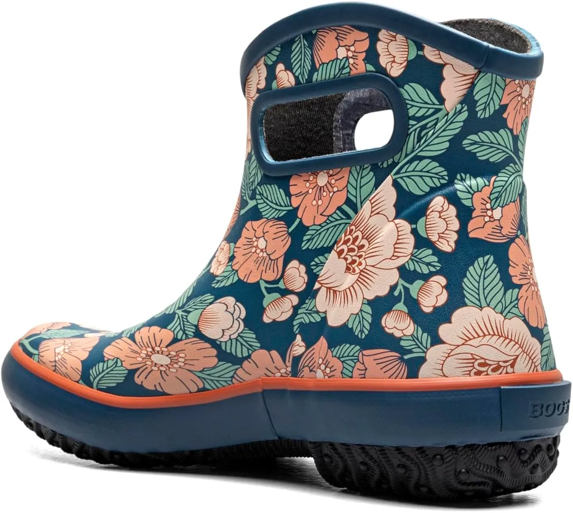 BOGS Women's Patch Ankle Tapestry Floral Rain Boot
