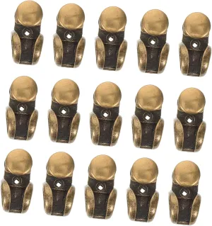 Boot Lace Hooks Fittings 20Pcs Metal Shoelace Hooks for Outdoor Sports Climbing Shoes