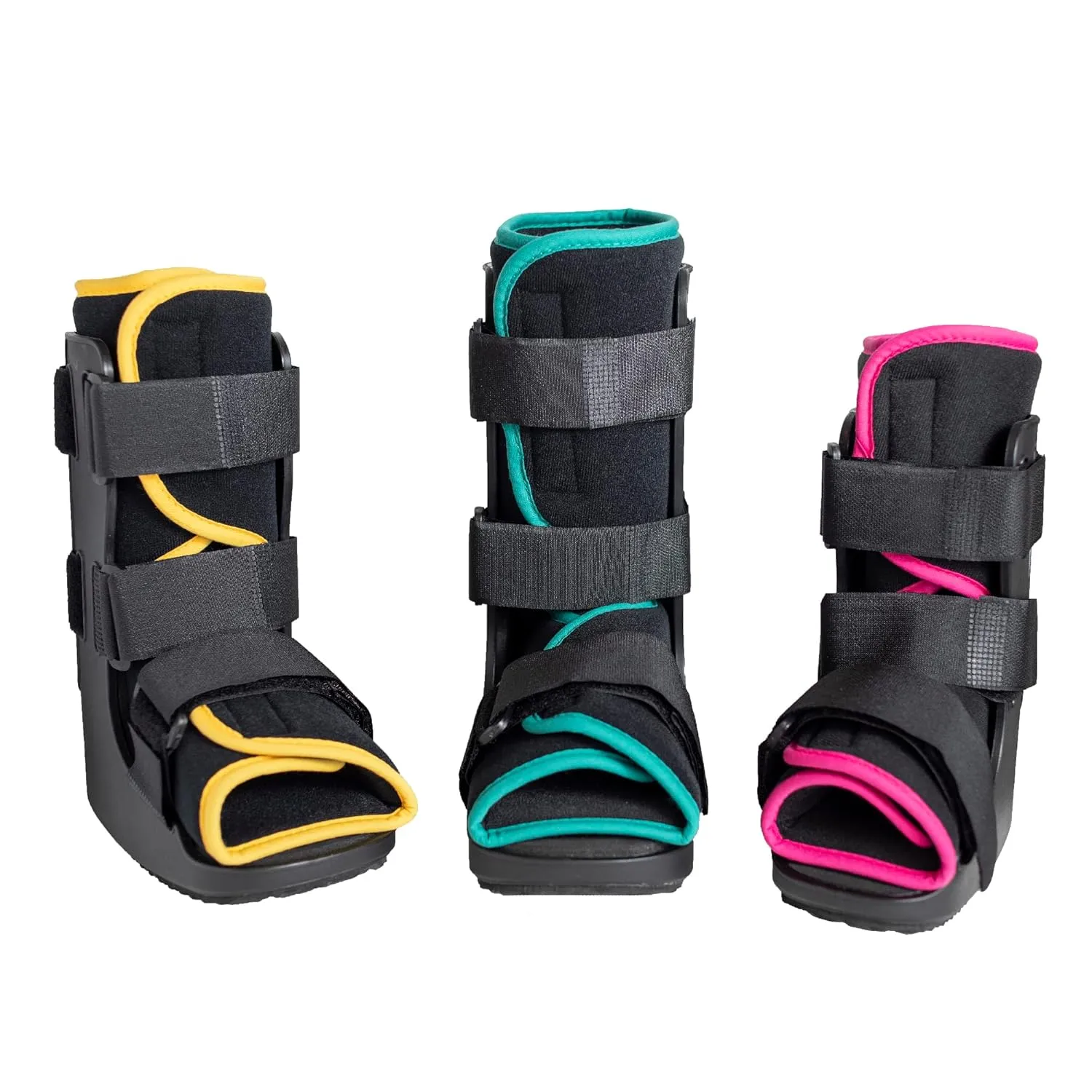 Brace Direct Children’s Pediatric Walker Fracture Boot for Kids Broken Toe or Foot, Left or Right, Lightweight Padded Support Cam Boot for Foot Injury