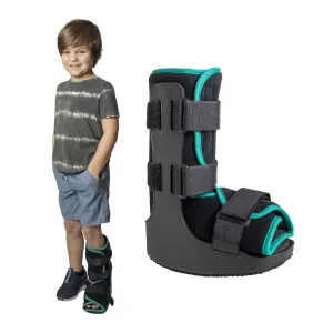 Brace Direct Children’s Pediatric Walker Fracture Boot for Kids Broken Toe or Foot, Left or Right, Lightweight Padded Support Cam Boot for Foot Injury