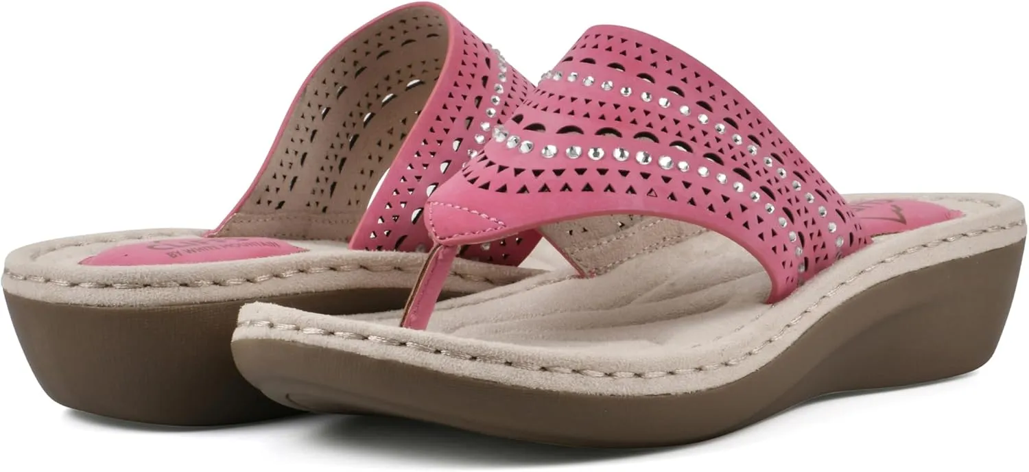 CLIFFS BY WHITE MOUNTAIN Women's Comate Flip-Flop