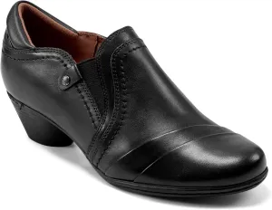 Cobb Hill Laurel Slip-on Women's Heeled Sandal Black Leather - 11 Wide