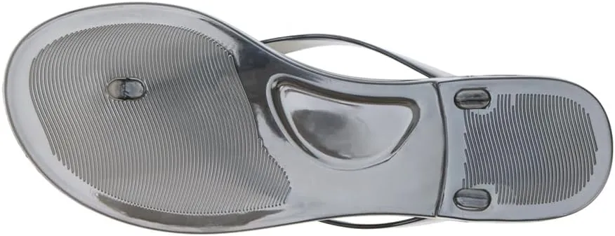 Coconuts by Matisse Womens Olsen Jelly Flip Flop Casual Sandals Casual - Black