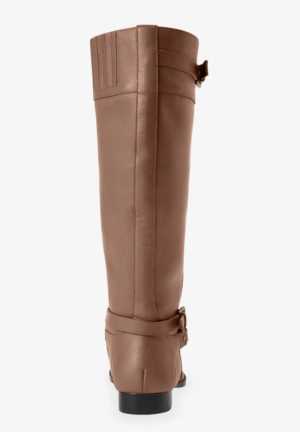 Comfortview Women's Wide Width The Janis Wide Calf Leather Boot