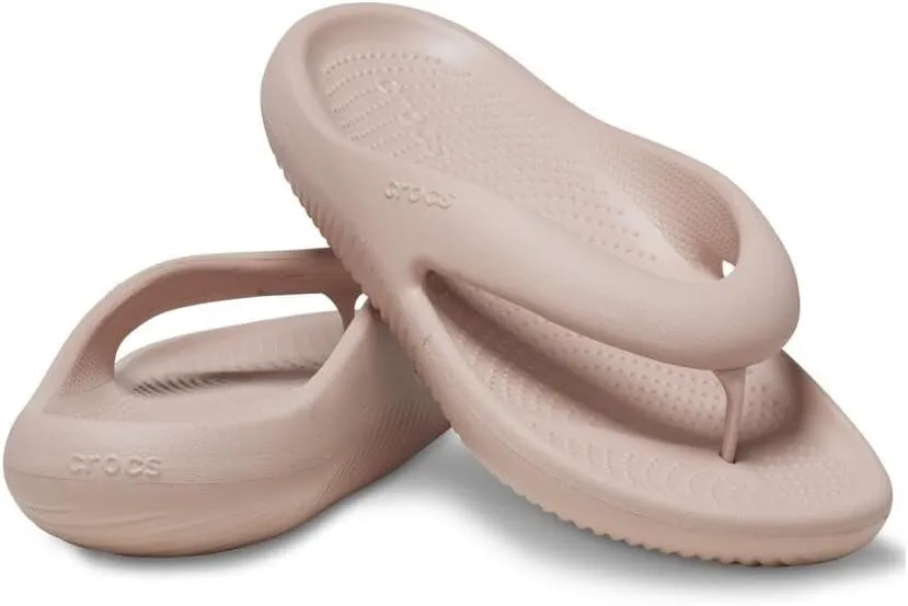 Crocs Unisex-Adult Mellow Flip Flops, Recovery Flip Flop Slides