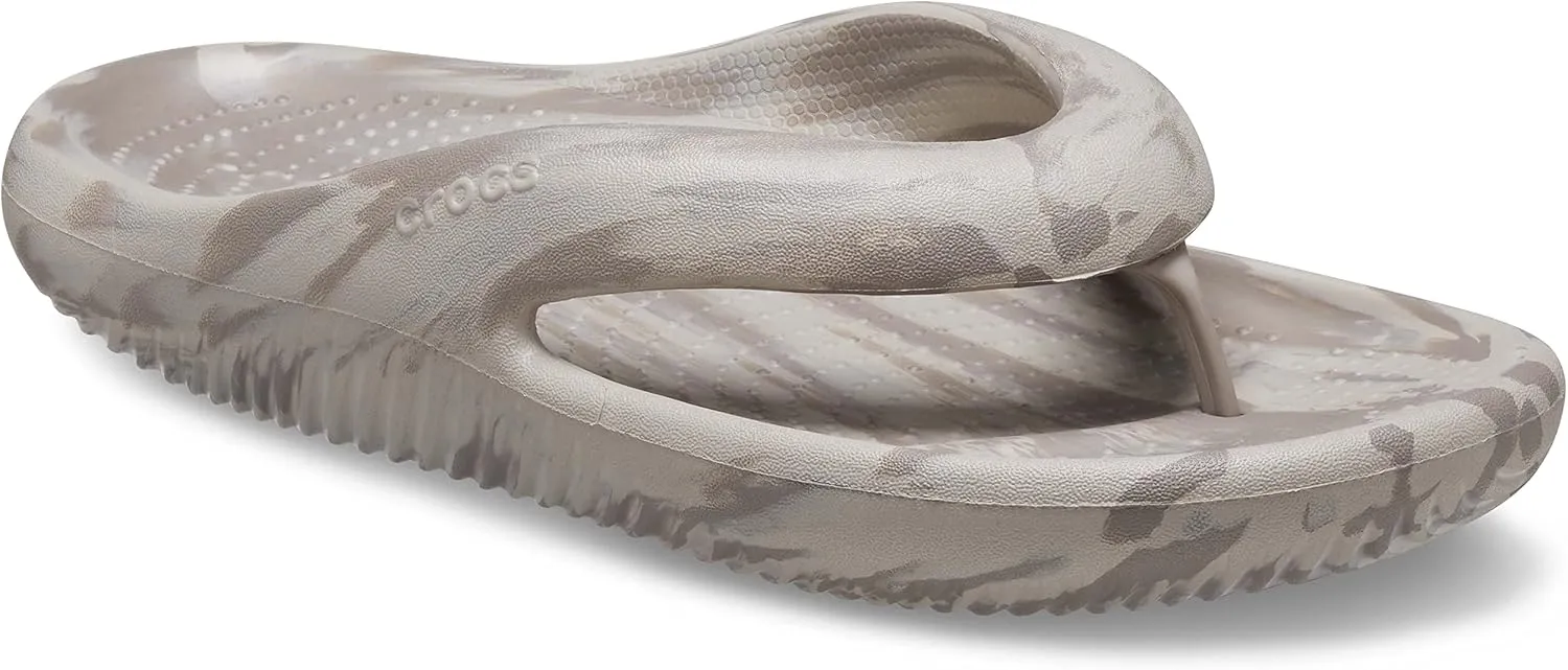 Crocs Unisex-Adult Mellow Flip Flops, Recovery Flip Flop Slides