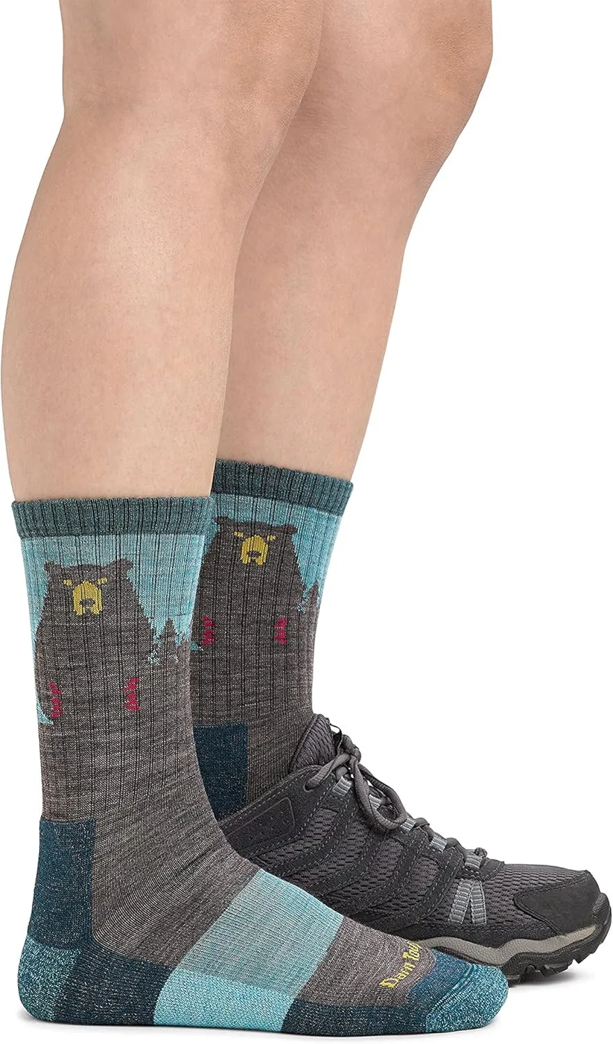 Darn Tough Bear Town Micro Crew Lightweight with Cushion Sock - Women's
