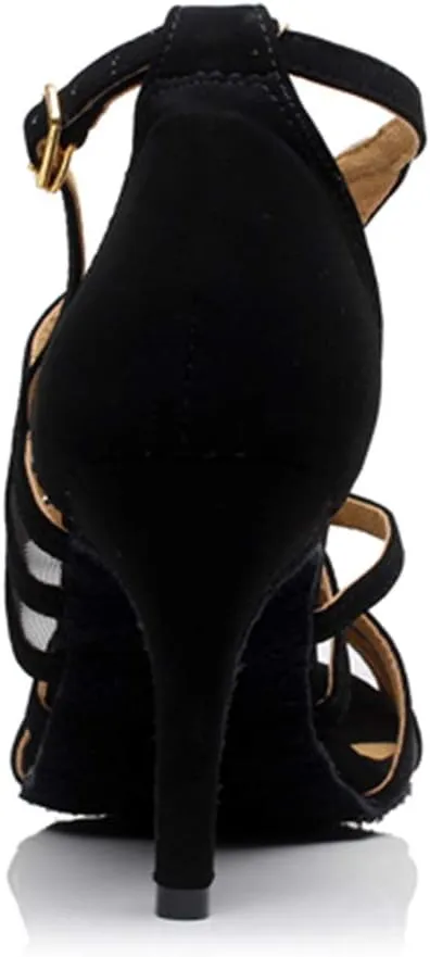 Dress First Ballroom Dance Shoes Women Dancing High Heel Salsa Shoe Latin Sandal Pumps