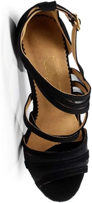 Dress First Ballroom Dance Shoes Women Dancing High Heel Salsa Shoe Latin Sandal Pumps