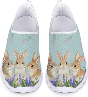 Easter Sport Sneakers Tennis Shoes for Women US 5.5-11.5 Slip On Loafer Shoes