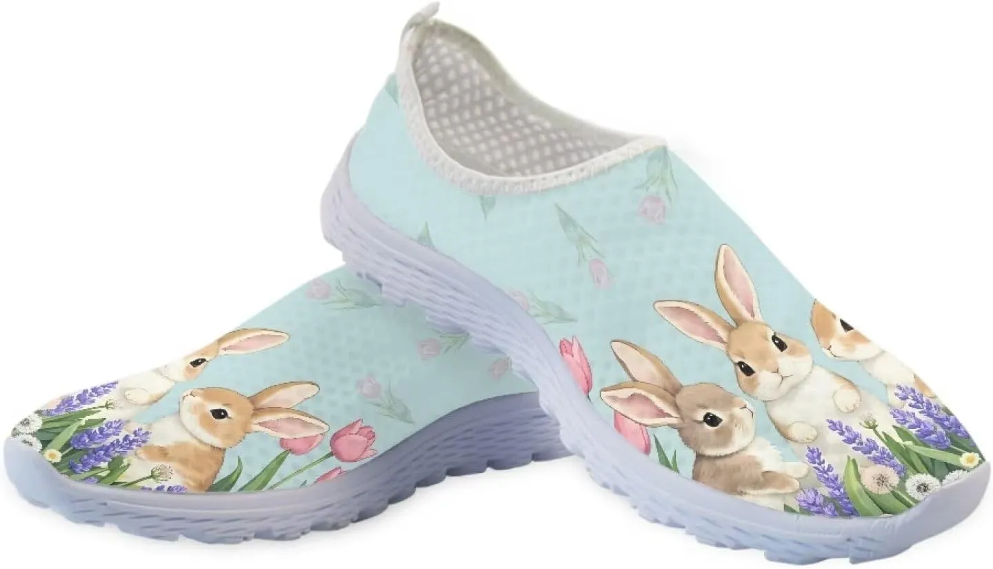 Easter Sport Sneakers Tennis Shoes for Women US 5.5-11.5 Slip On Loafer Shoes