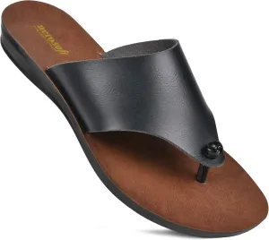 Flat Sandals For Women - Walking Summer Vacation Essentials Ladies Flip Flops – Comfortable Arch Support Orthotic Sandals For Women – Casual Outdoor Fashion Dressy Non Slip Footwear