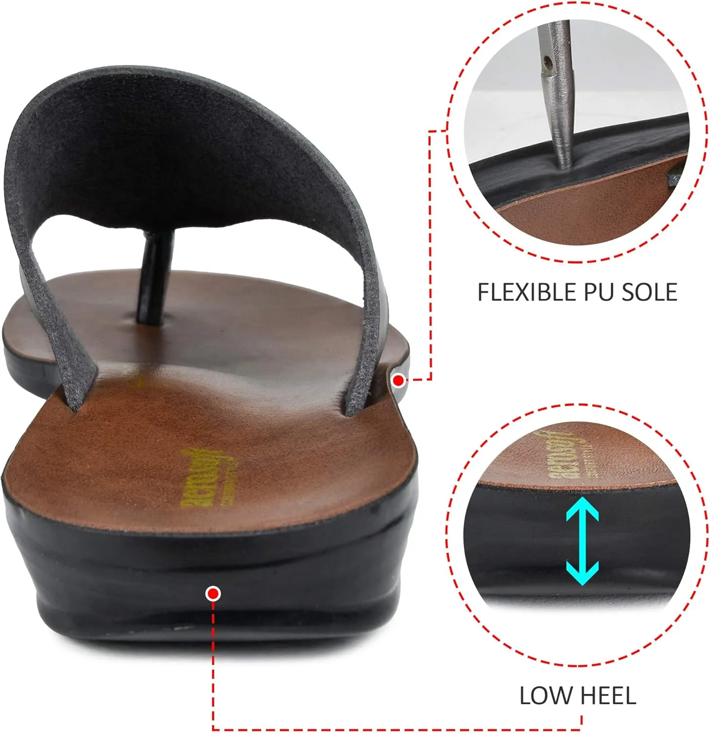 Flat Sandals For Women - Walking Summer Vacation Essentials Ladies Flip Flops – Comfortable Arch Support Orthotic Sandals For Women – Casual Outdoor Fashion Dressy Non Slip Footwear