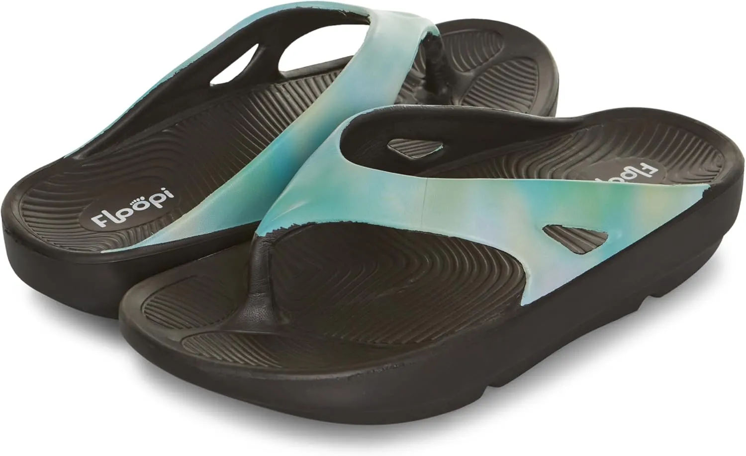 Floopi Womens Sandals LightWeight Thong Sandal for Women Ladies Sport Sandal with Arch Support, Waterproof Beach Flip Flops for Women