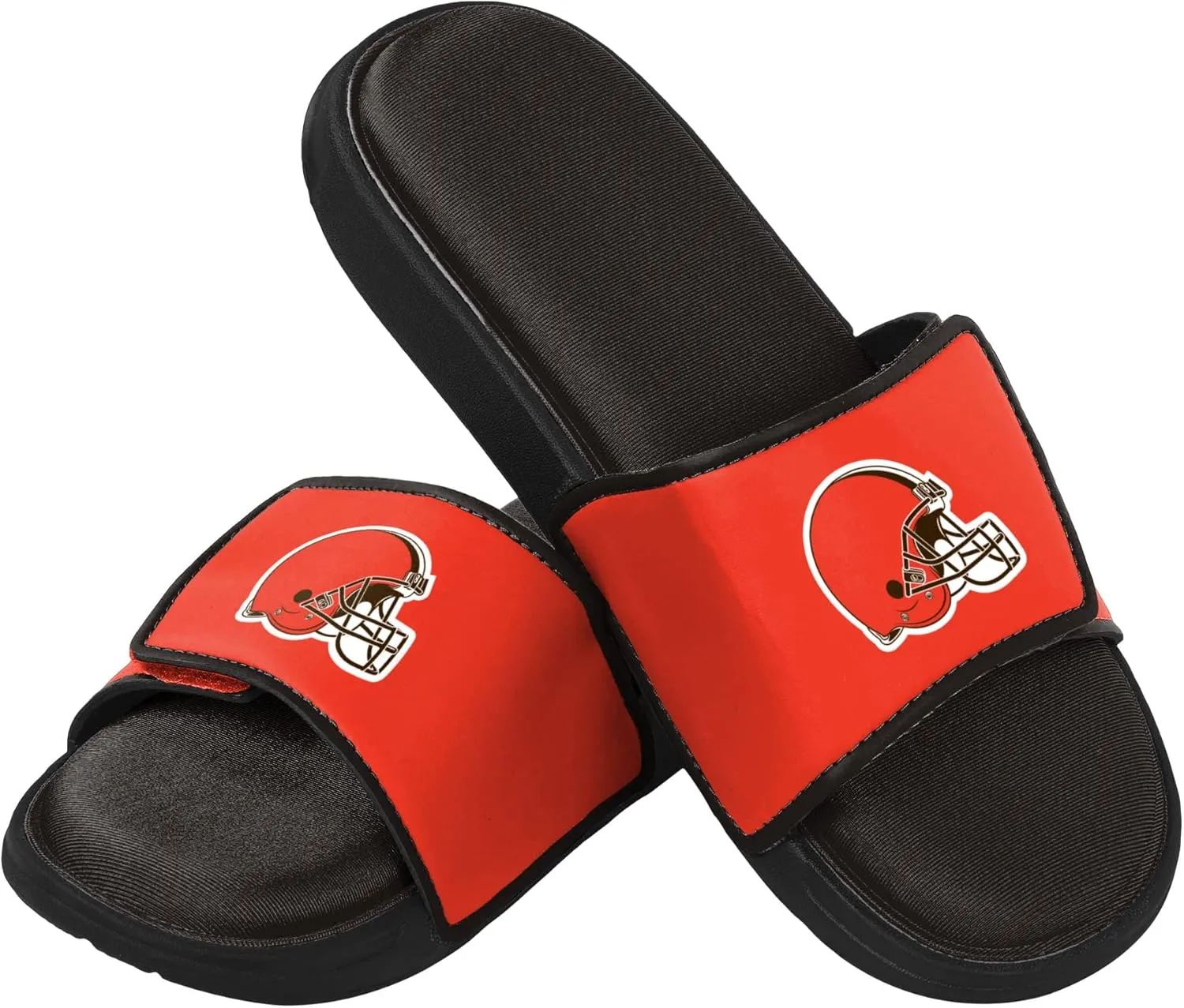 FOCO Men's Ncaa College Team Logo Sport Shower Foam Slide Flip Flop Sandals