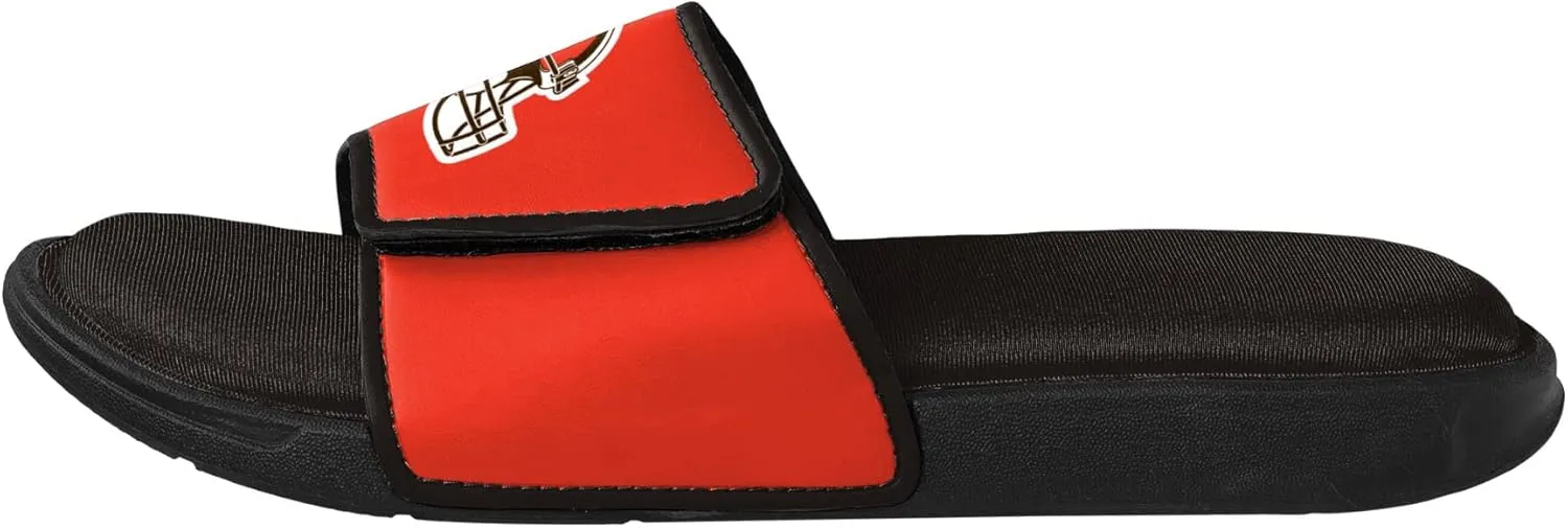 FOCO Men's Ncaa College Team Logo Sport Shower Foam Slide Flip Flop Sandals