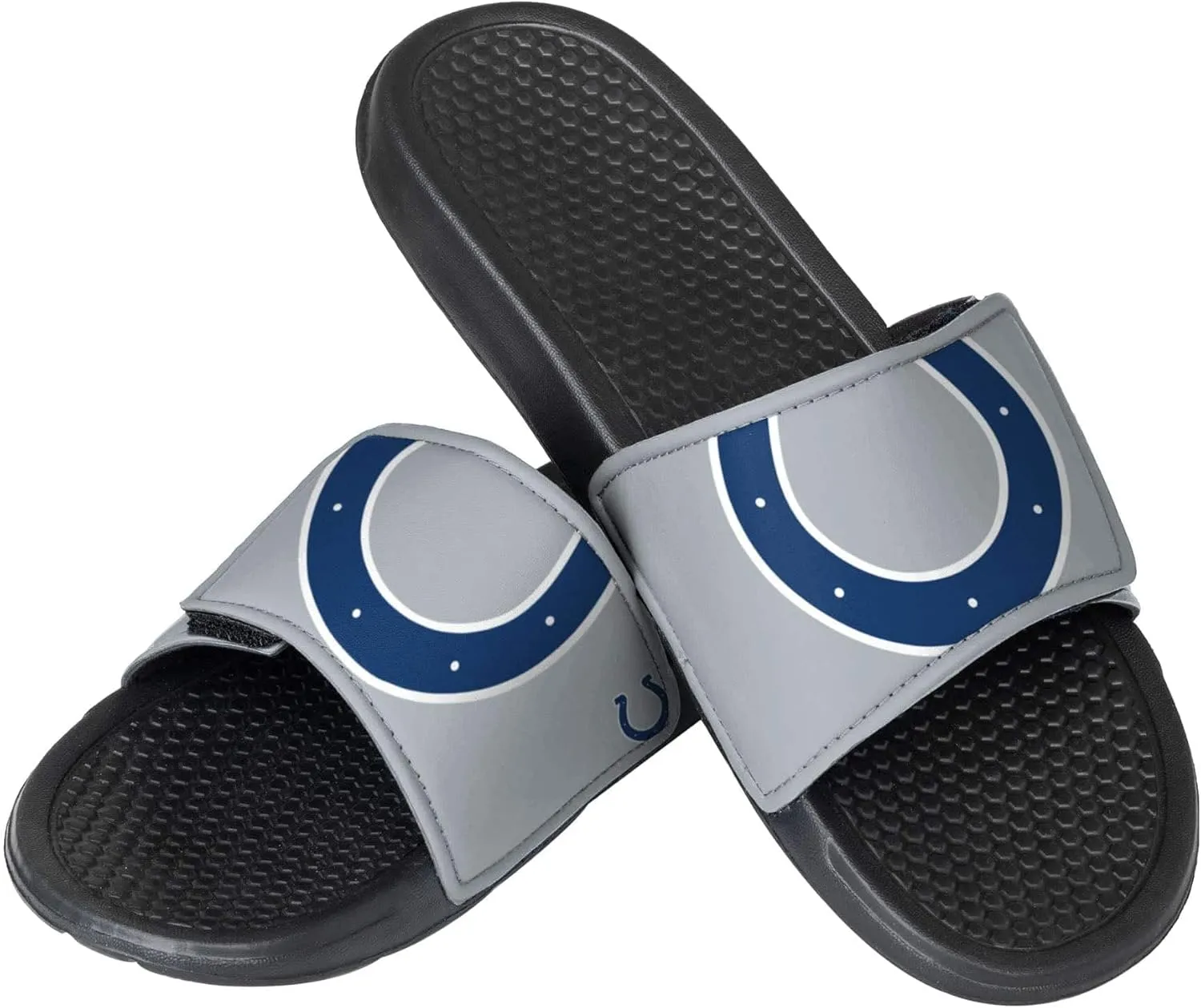 FOCO Men's NFL Team Logo Shower Sport Slide Flip Flop Sandals