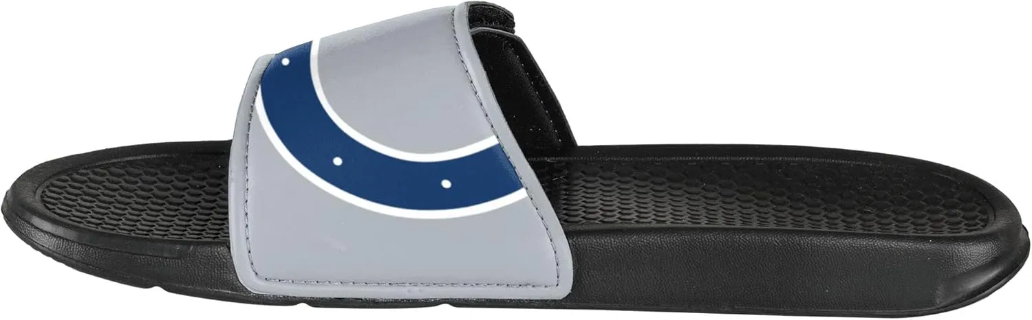 FOCO Men's NFL Team Logo Shower Sport Slide Flip Flop Sandals