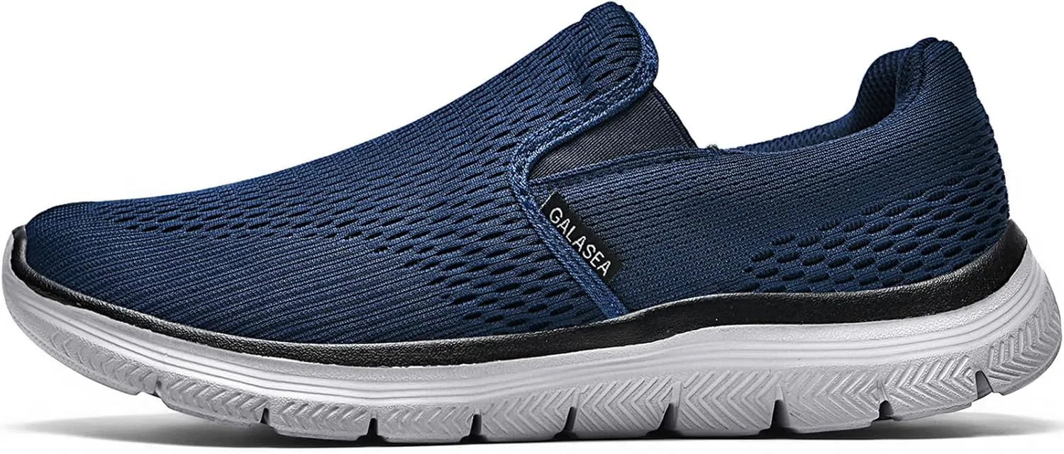 GALASEA Men's Casual Slip on Mesh Loafer Breathable Sneakers Ultralight & Comfort Walking Shoes