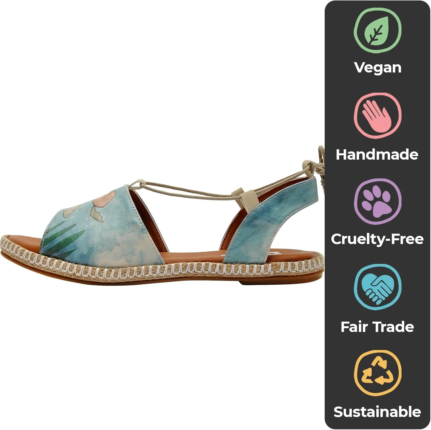 Gladiator Sandals for Women - Vegan and Handmade Strappy Sandals for Women
