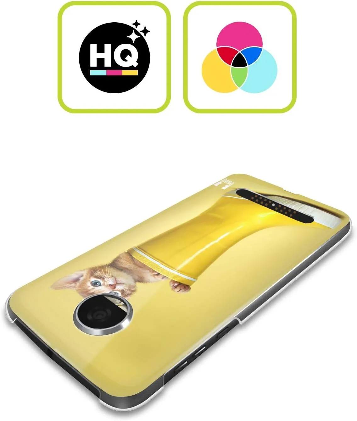 Head Case Designs Abyssinian Kitty in A Boot Funny Animals Hard Back Case Compatible with Razr 40 Ultra/Razr  2023
