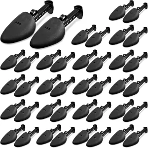 Honeydak 20 Pairs Plastic Shoe Stretcher Adjustable Shaper Stretchers Portable Shoe Trees Shoes Boot Holder for Men Women