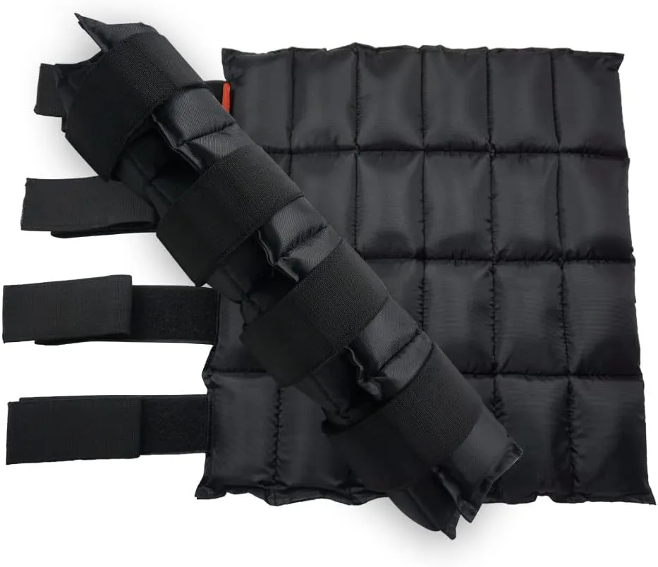 Ice Boot for Horses Ice Pack Wraps, Cooling Wraps for Horse Injuries, Reusable Horse Leg Ice Boot Cold Pack with Flexible Straps, Universal Size, 16.9" x 16.1" - 1 Pair
