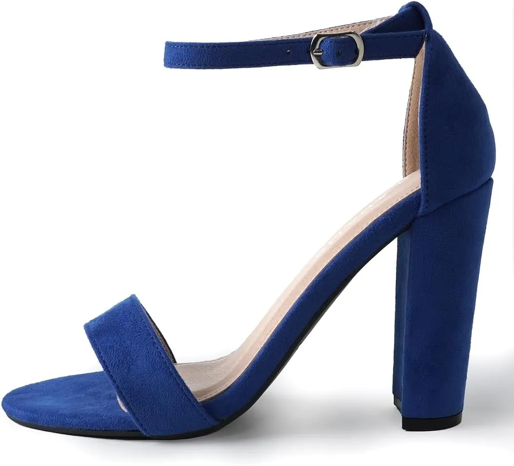 J. Adams Shirley Heels for Women - Ankle Strap High Heel Dressy Sandals