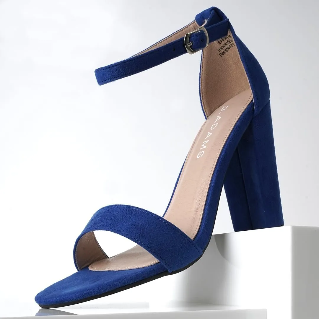 J. Adams Shirley Heels for Women - Ankle Strap High Heel Dressy Sandals