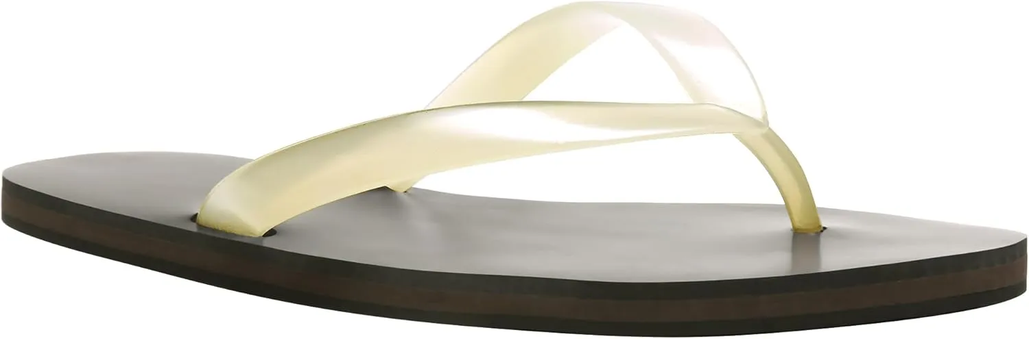 Jelly Beach Flip Flop for Women Clear Sandals Jelly Slides Shoes