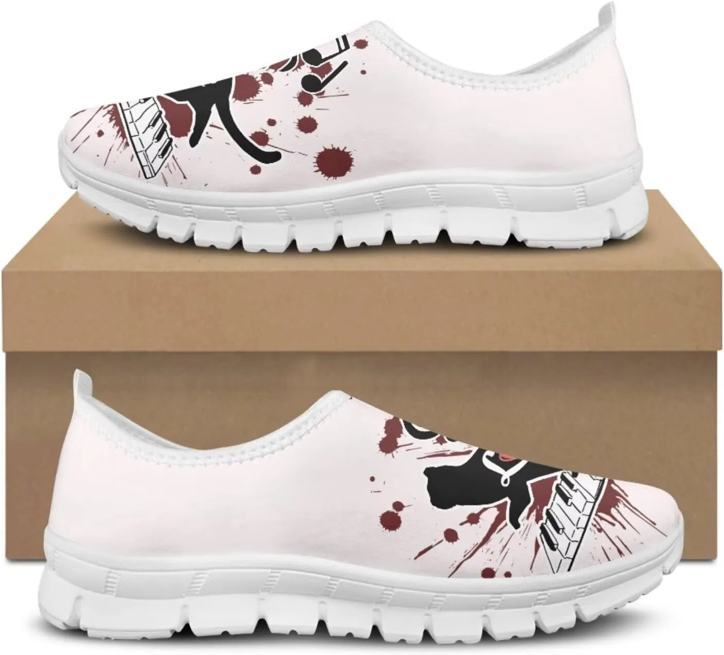 JoyLamoria Boho Elephant Walking Shoes Art Travel Travel Clog Slip on Causal Loafer Fashion Sneakers for Men Women