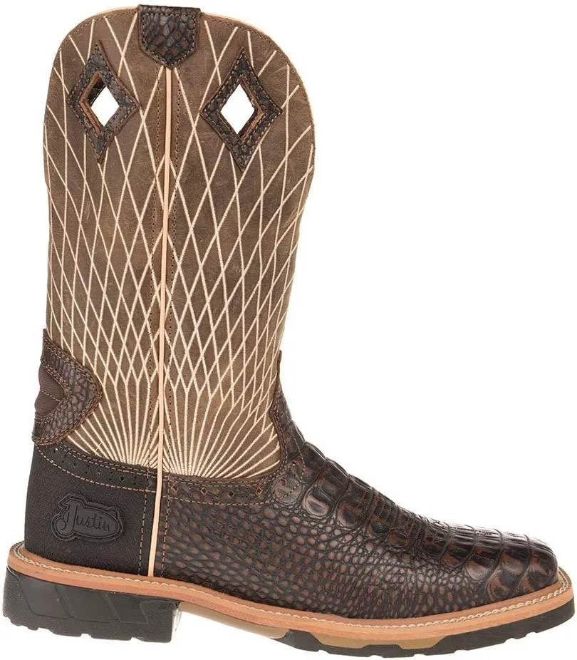 Justin Men's Derrickman Western Work Boot Composite Toe - Se4833