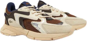 Lacoste Mens L003 Neo Sneaker, BRW/LT BRW, 11.5