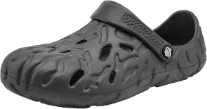 Meidiastra Men Large Size Clogs Indoor Outdoor Garden Shoes Beach Sandals Slippers Slip On Water Shoes EVA Clogs Shoes with Adjustable Strap